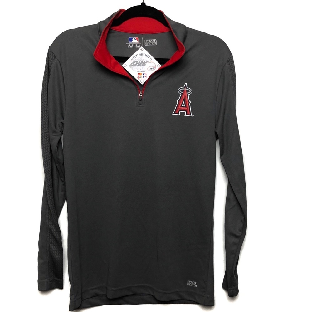 Official MLB Los Angeles Angels Zip-Up Pullover